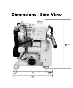 compact-kubota-marine-diesel-generators-5.5-kW-dimensions-side-view